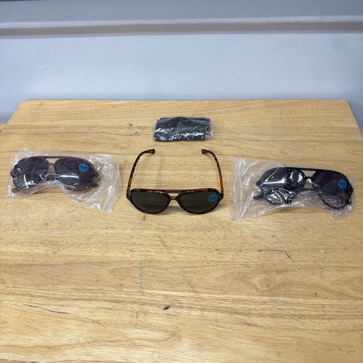 MSRP $25 EYEGUARD 3 Pack Retro Aviator Bifocal Reading Sunglasses for Women
