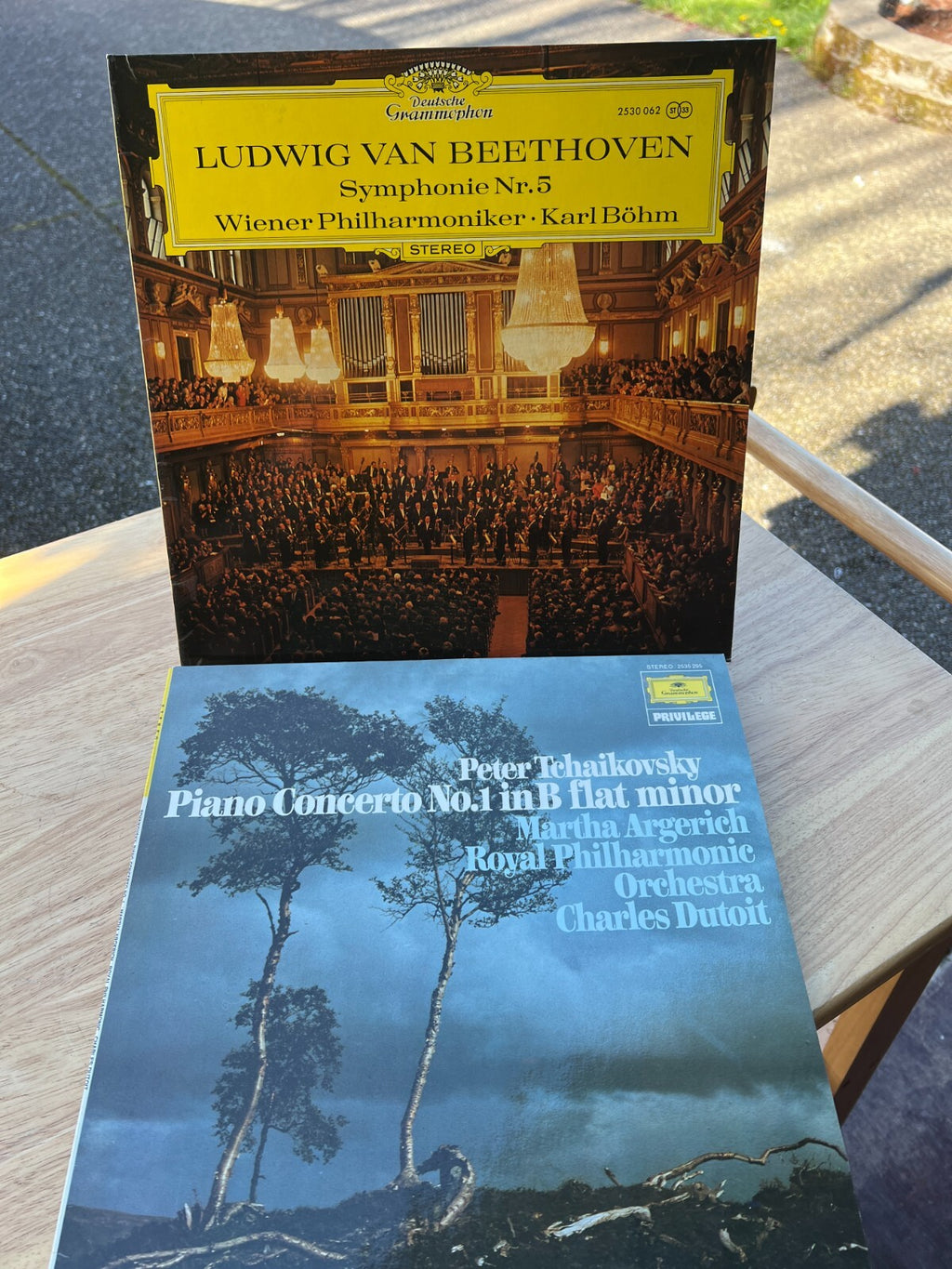 Lot of 2 Ludwig van Beethoven Symphonie Nr. 5, Tchaikovsky No 1 B Flat Minor
