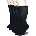 COIYUFUX Women 9-11/ Men 10-13 Diabetic Socks 2 Pairs Non Binding Crew Bariatr