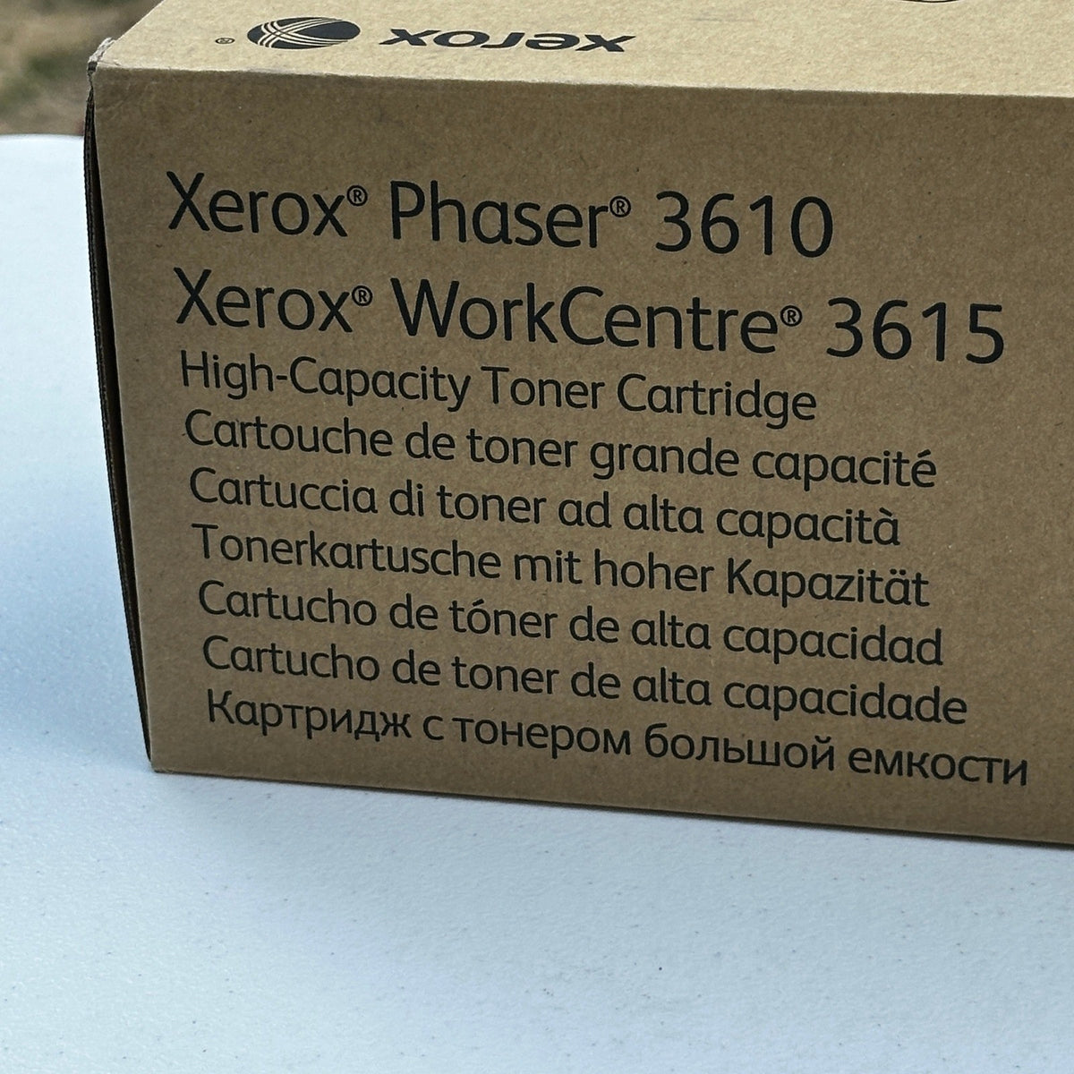 Genuine Xerox 106R02722 High Capacity Black Toner Cartridge Phaser 3610 WorkCent
