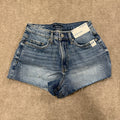 MSRP $38 Arizona Jean Co Womens 4 High Rise Vintage Denim Shorts 2 1/2 Inseam