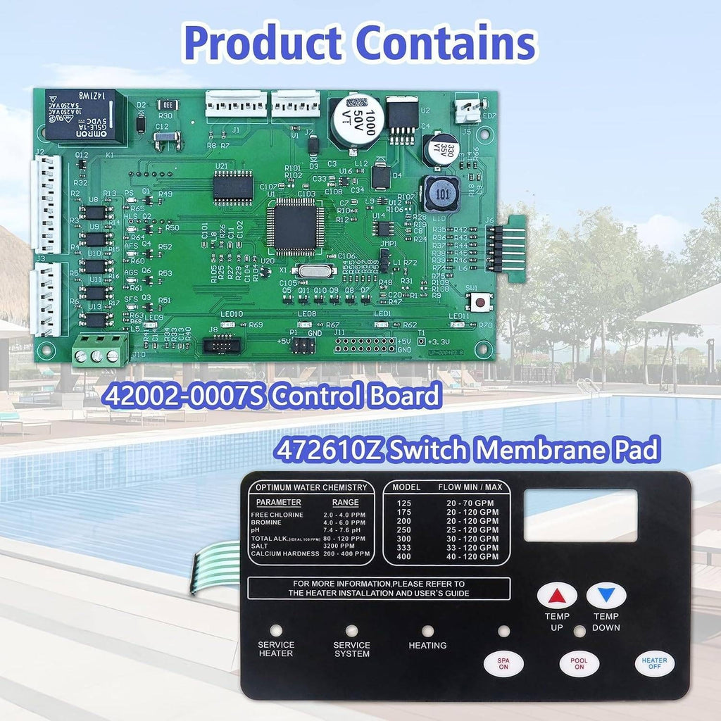 ROBOA 42002-0007S Control Board Kit (461105) with 472610Z Switch Pad Compatible