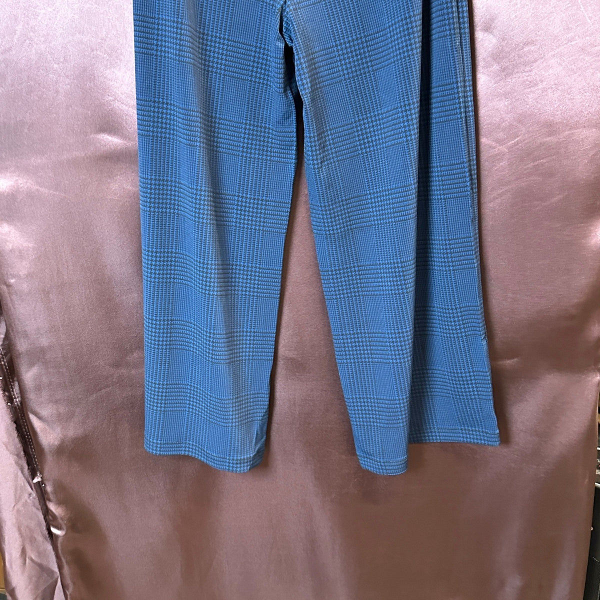 Susan Graver Women's Cosmic Blue XXS Petite Printed Liquid Knit Culotte Pant