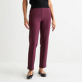 MSRP $54 Liz Claiborne Amelia Womens XL Petite Winetasting Pull-On Pants Strai
