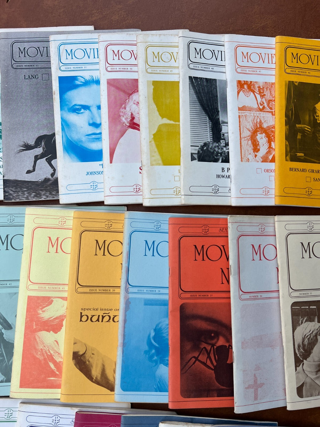 Movietone News - Vintage Magazine 1970's Lot of 37