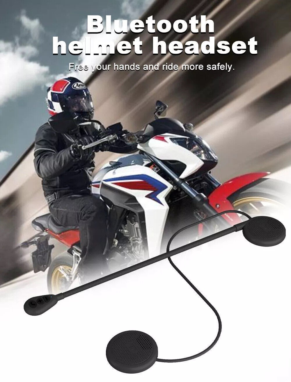 BT Helmet Wireless Headset M5H BT 5.0 NEW
