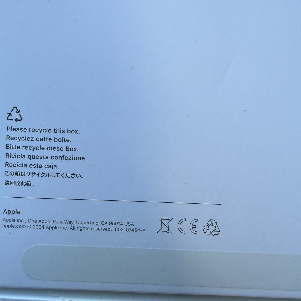 Apple AirPods Max Blue Headphones A3184 EMPTY BOX ONLY