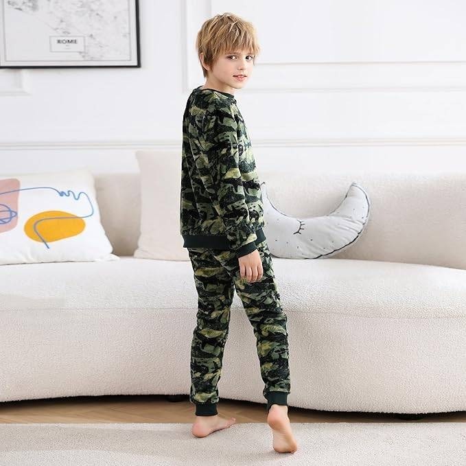 MSRP $23 V.&GRIN Boys 15-16 Years Fleece Pajama Soft Cozy Pullover Sweatshirt P