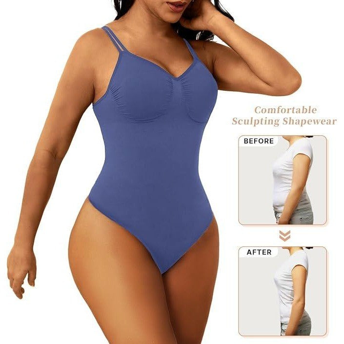 MixShe Women's 4XL/5XL Bodysuit Tummy Control Shapewear Sleeveless Snatched