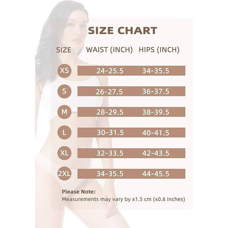 Set of 5 MSRP $20 voenxe Seamless Women's M Apricot Underwear Thongs,No Show