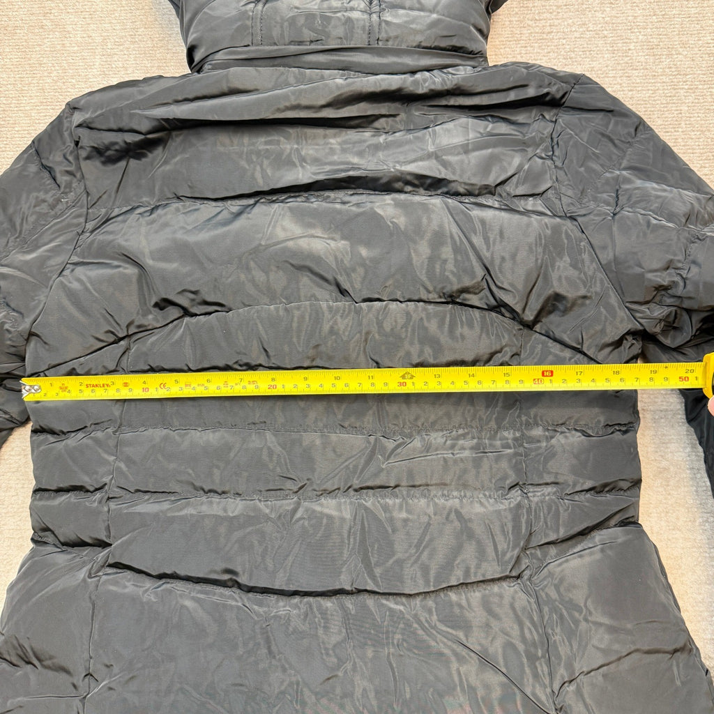 MSRP $125 Epsion Women's M Black Hooded Thickened Long Down Jacket Winter Dow