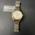 Armitron 75/5821TT Women's Crystal Accented Two Tone Bracelet Watch New Battery