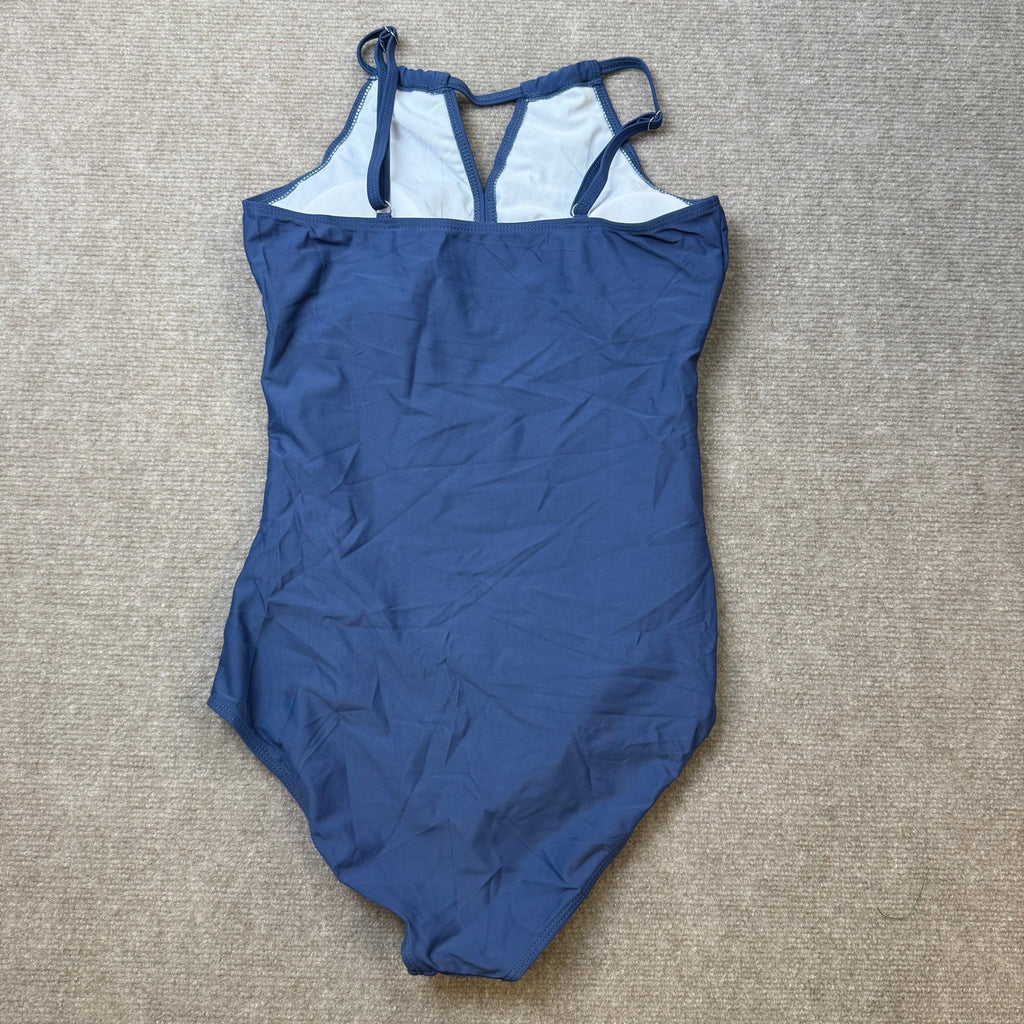 MSRP $25 TyeSmo Teen Girls 15-16Y Swimsuit One Piece Solid Modest Adjustable St