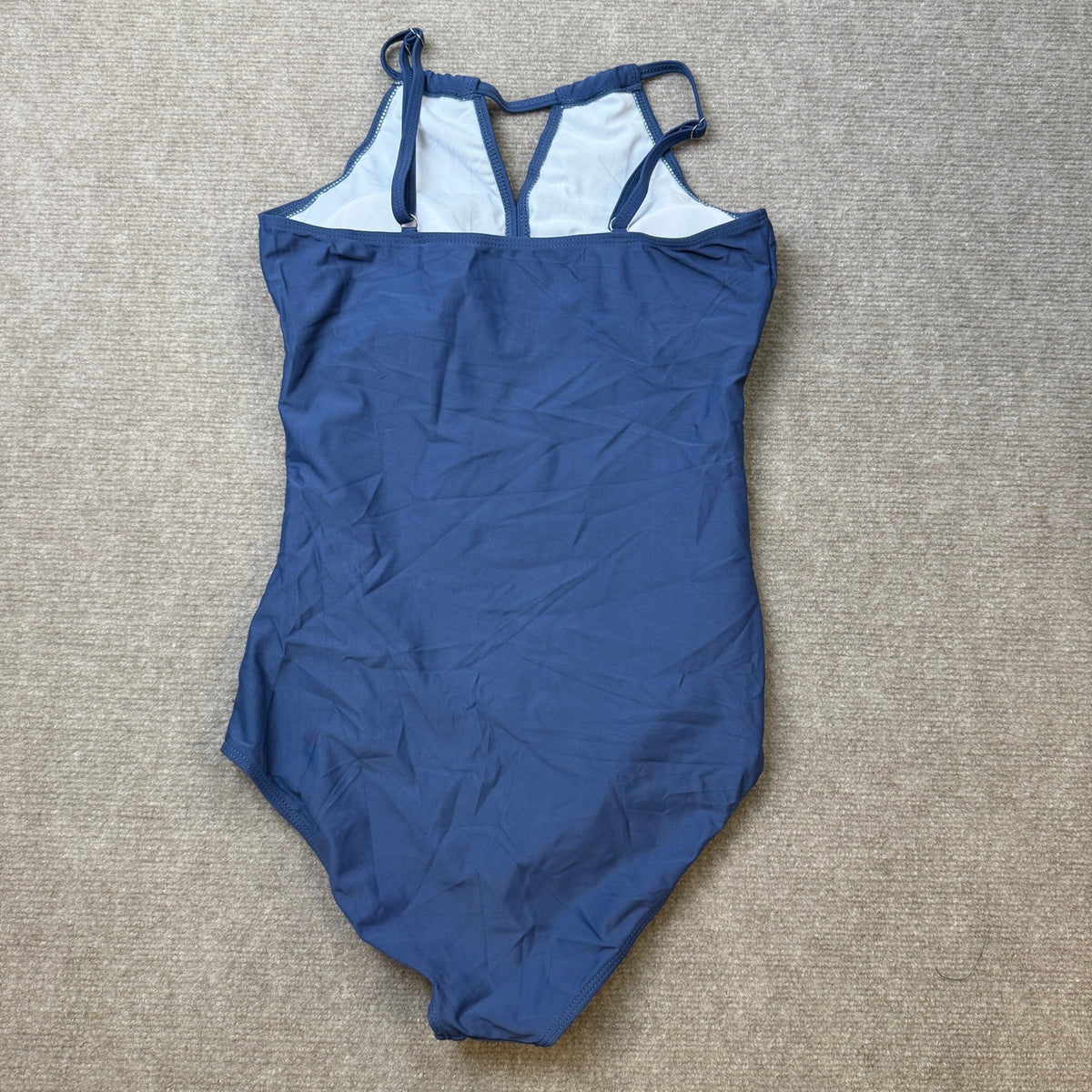 MSRP $25 TyeSmo Teen Girls 15-16Y Swimsuit One Piece Solid Modest Adjustable St