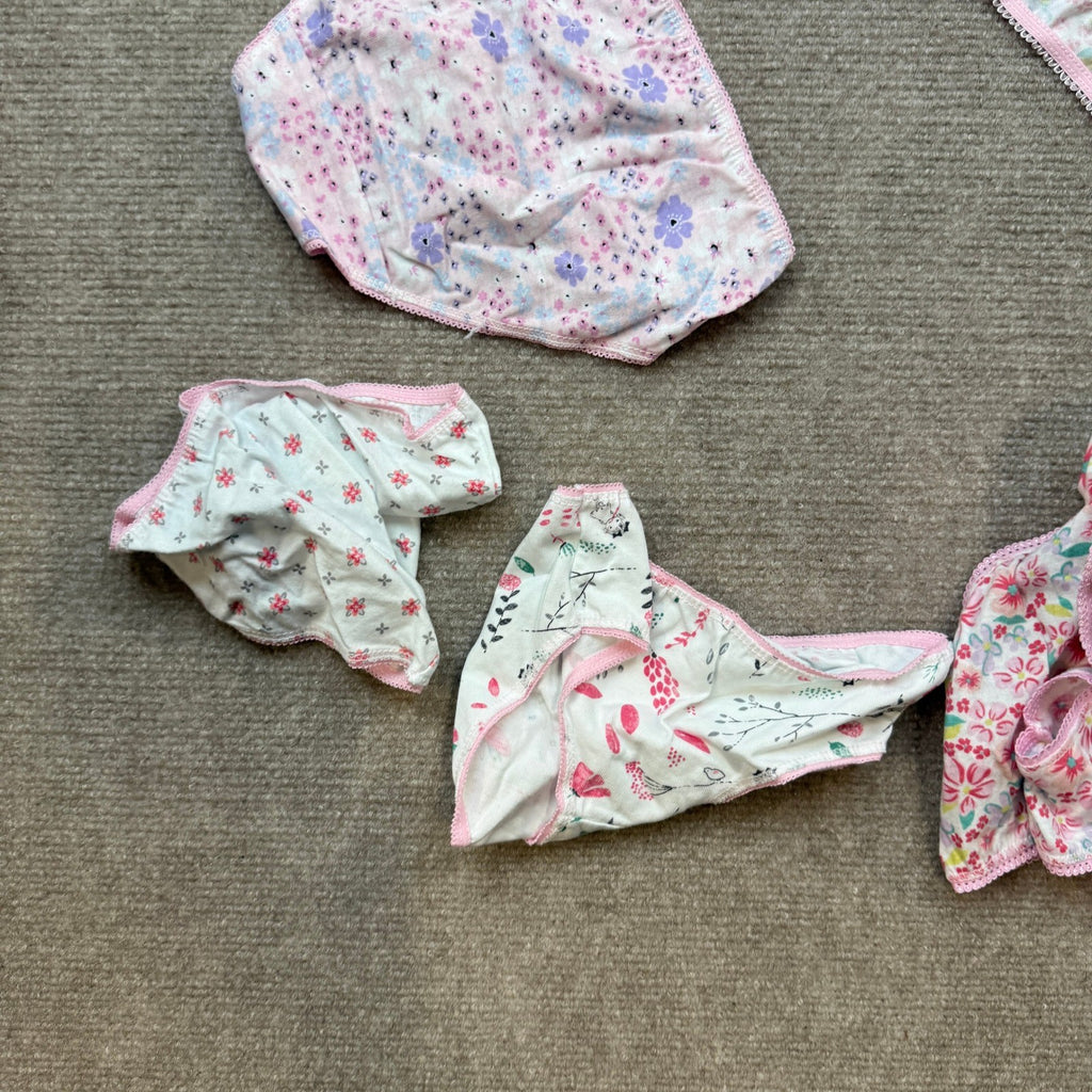 Hbhpov 12pcs Toddler Girls' 3-4T Cotton Panties Baby Soft Assorted Briefs Under