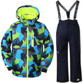 MSRP $137 WOWULOVELY Big Boy's Sz 12 2-Piece Colorblock Snow Pants and