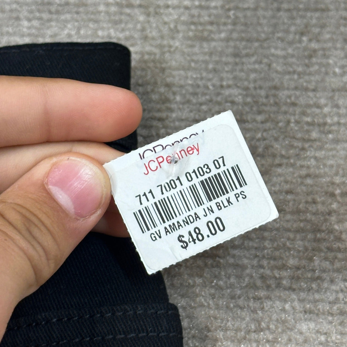 MSRP $48 Gloria Vanderbilt Amanda Womens 14 Petite Short Black Jean High Rise