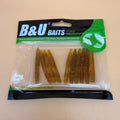 Pack of 10 B&U Multi Light Brown Floating Senko Worms Bass Fishing Lure Ned Wack