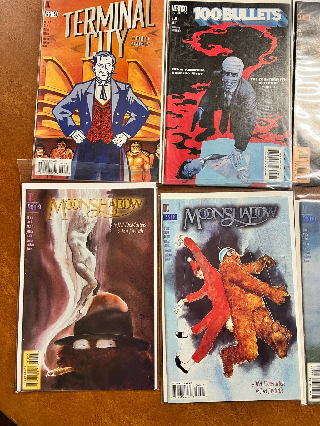 Lot of 10 DC/Vertigo comics Lucifer, Unfollow, Terminal City, 100 Bullets, Moons