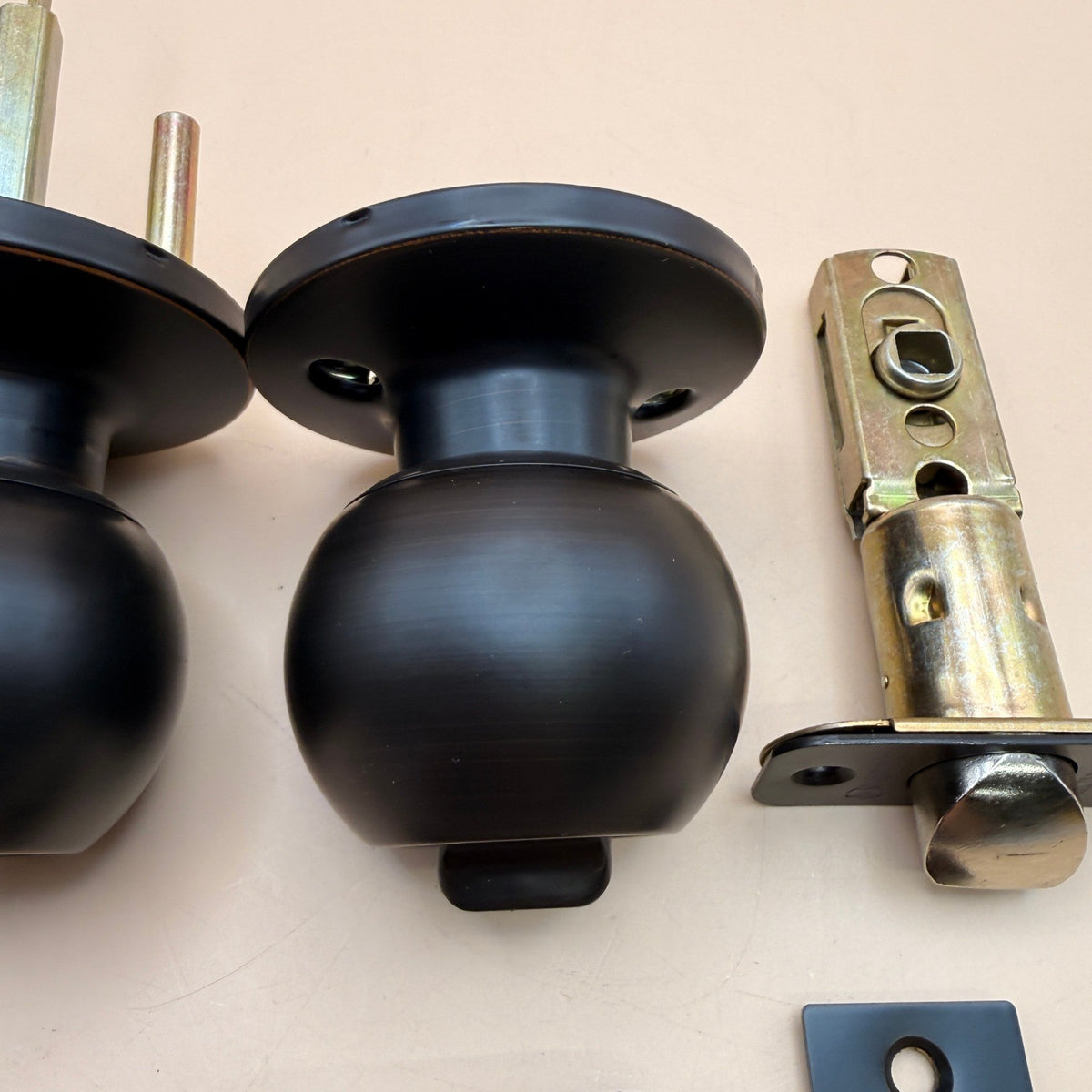 BRINKS E2435-150 Transitional Privacy Locking Interior Ball Door Knob, Tuscan B