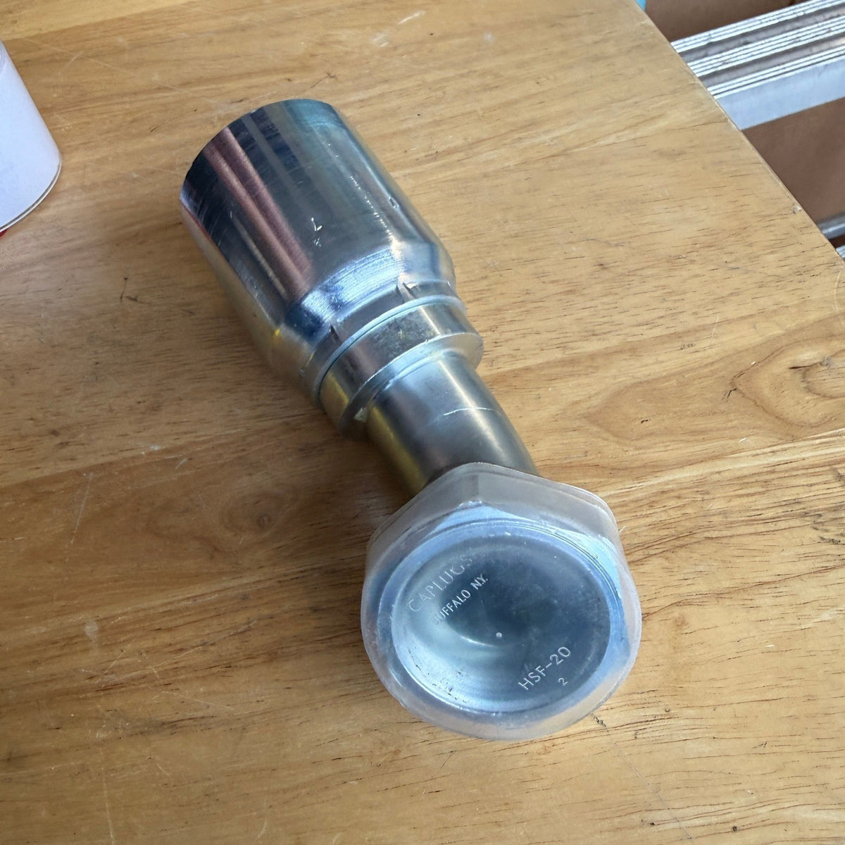 Parker 1J777-20-20 Crimp Hydraulic Hose Fitting 1-1/4" Hose 45 Deg Elbow Seal-