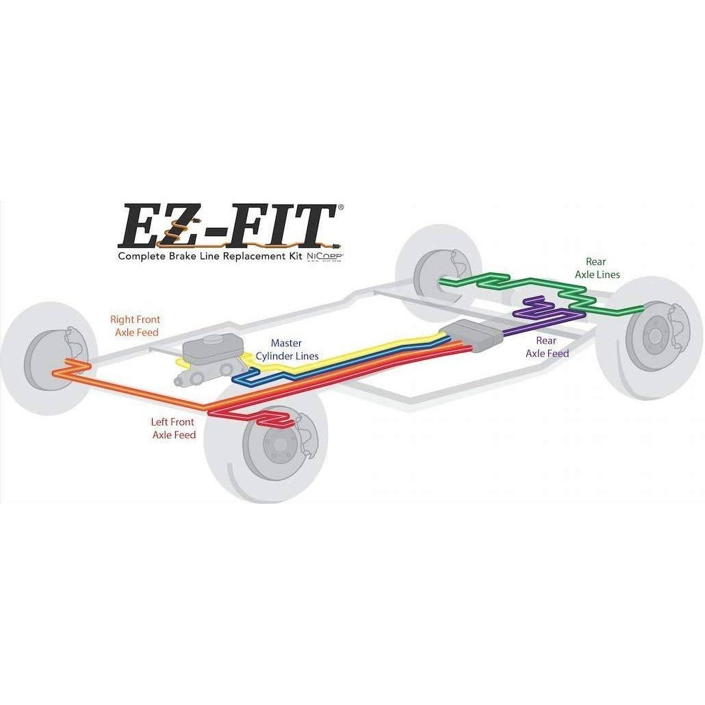 AGS EZ-Fit CNC-156KIT NiCopp Kit, Silverado 3500 Sierra 3500 2001-2002 Ext/4 Do