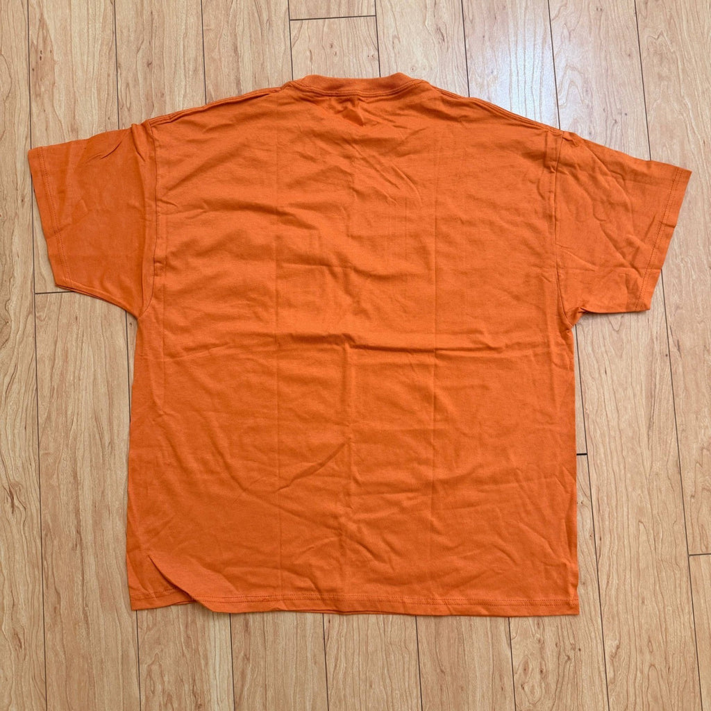 Set of 3 Hanes Men's T-Shirts Size L White, Light Yellow, Orange