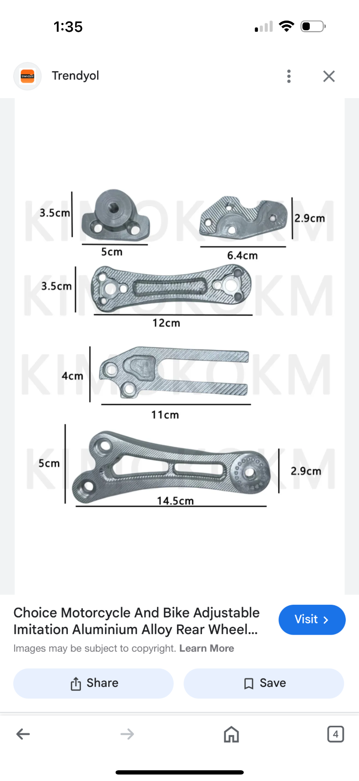 Motorcycle And Bike Adjustable Imitation carbon fiber aluminium alloy Rear Wheel