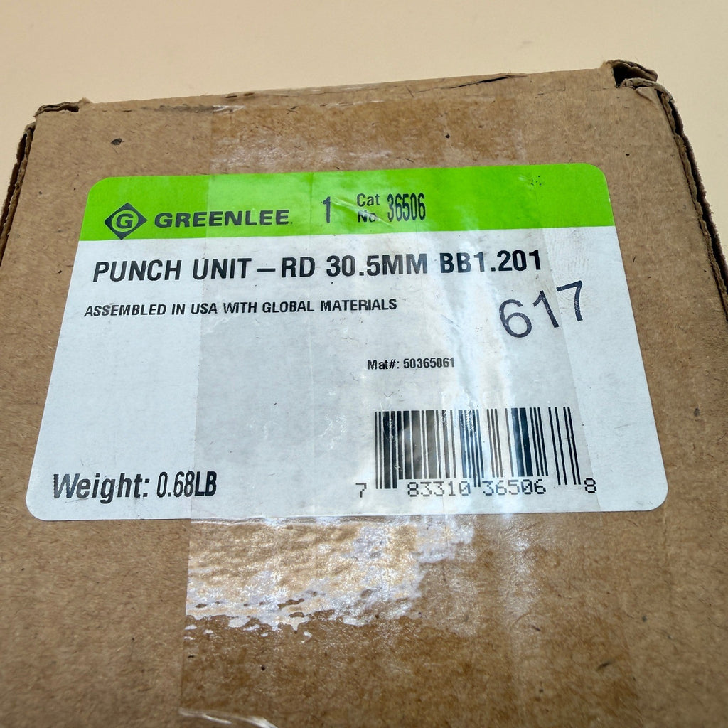 Greenlee 36506 Standard Round Knockout Punch Unit, 1-7/32-Inch