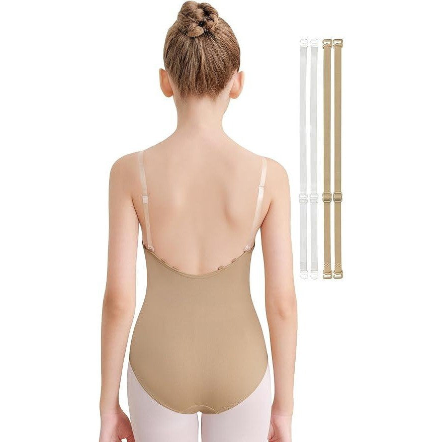 Vavewee Nude Leotard for Women Girls Dance Undergarment Adjustable Ballet Leota