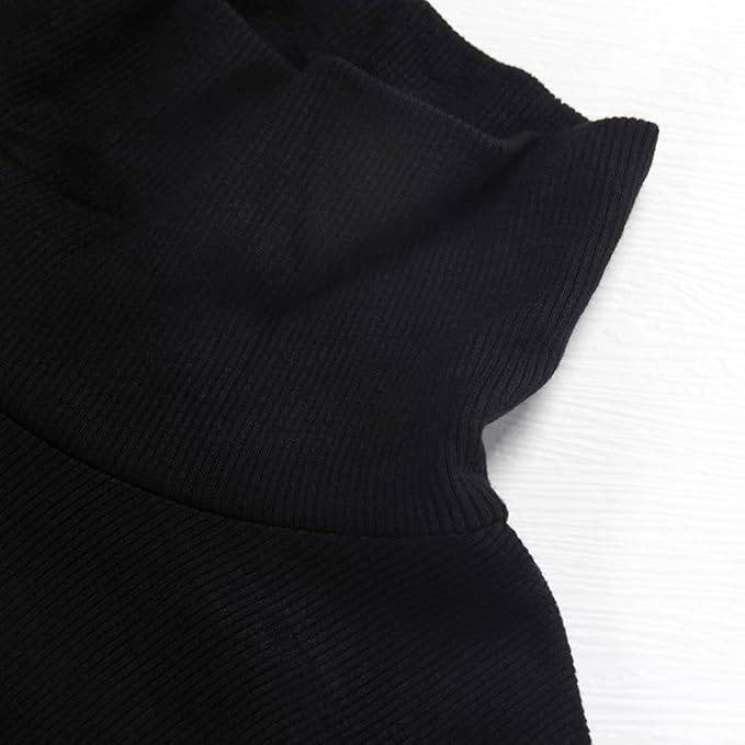 MSRP $26 GEMBERA Women's XL Long Sleeve Turtle Neck Basic Slim Fitted Ribbed K