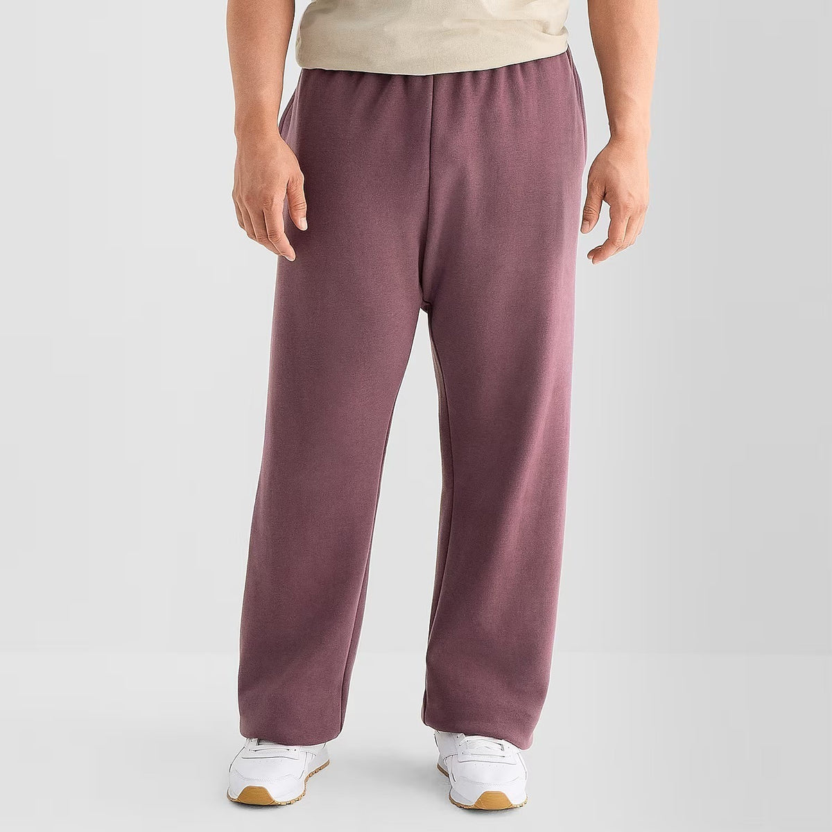 MSRP $46 Xersion Mens 4XL Huckleberry Straight Regular Fit Fleece Pants Quick