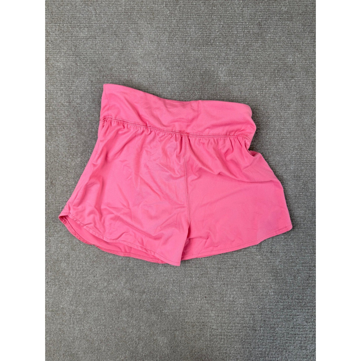 NWT Xersion Kids Girls S 7-8 Strawberry Bubble Mid Rise Pull-On Shorts Stretch