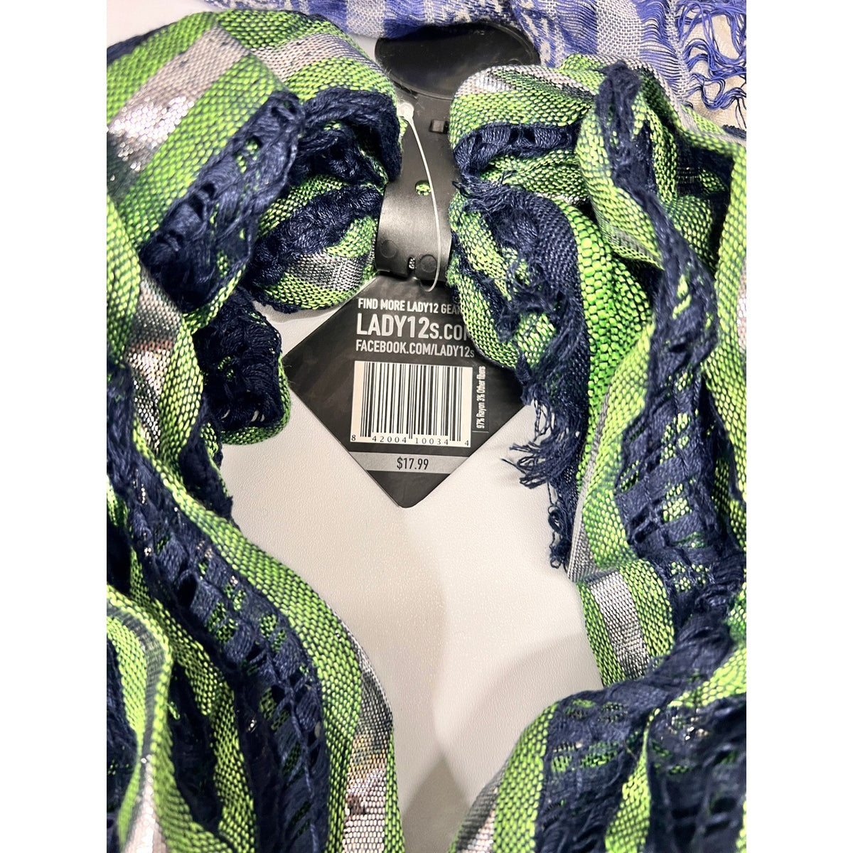 NWT MSRP $16 Set of 3 Women's Multicolor Fashion Soft Scarves Plaid Strip