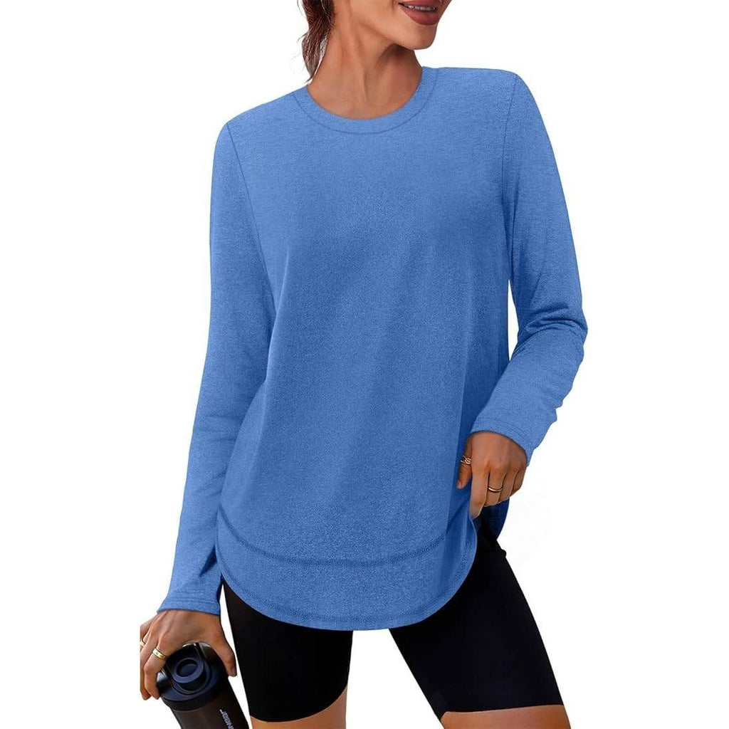 XIEERDUO Women's XL Workout Top Long Sleeve Shirt Sun Protection UPF 50+ Quick
