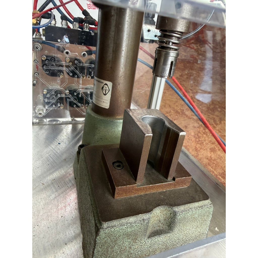 GT Development Pneumatic Benchtop Press Bimba Cylinder Clippard Safety Enclosure