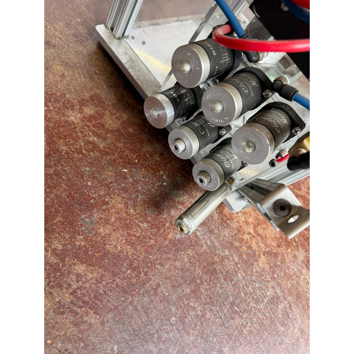 GT Development Pneumatic Benchtop Press Bimba Cylinder Clippard Safety Enclosure