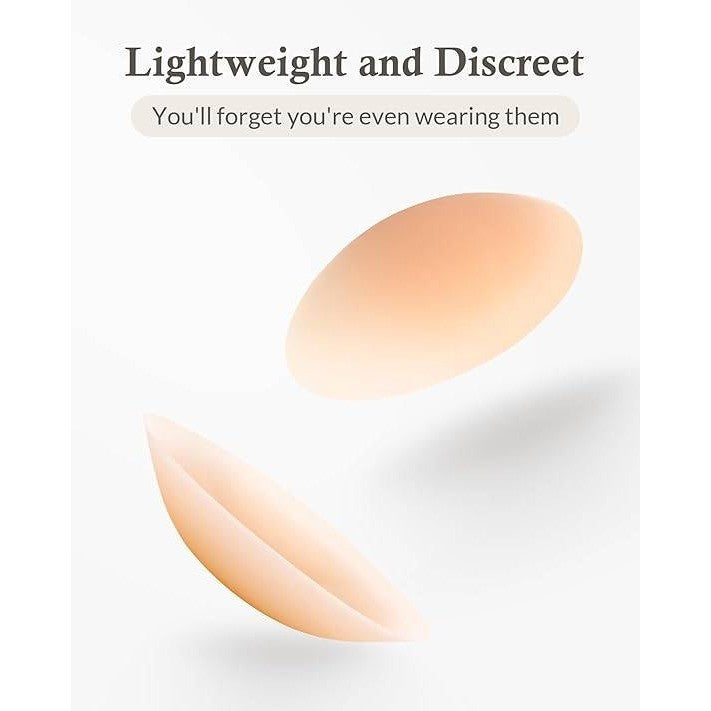 Alki'i Nipple Covers Pasties 3 Pairs for Women, Sticky Bra No Show,Silicone Adh
