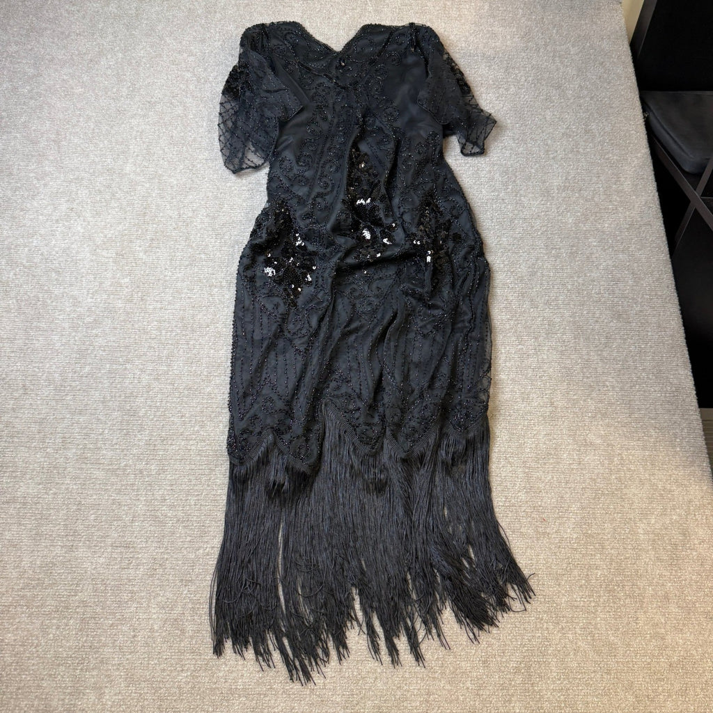 MSRP $38 JICAGOM Women's M Flapper Dress 1920s Gatsby Roaring 20s Great 1920