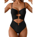 MSRP $49 Eomenie Women's S Cutout One Piece Swimsuit Monokini Sexy Bathing Suit