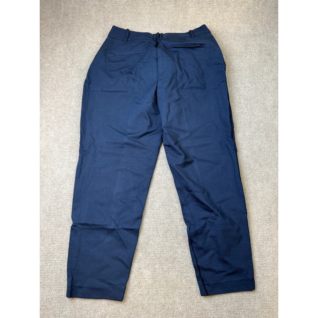 MSRP $58 Liz Claiborne Womens 6 Signature Navy Tapered Leg Trouser Pants