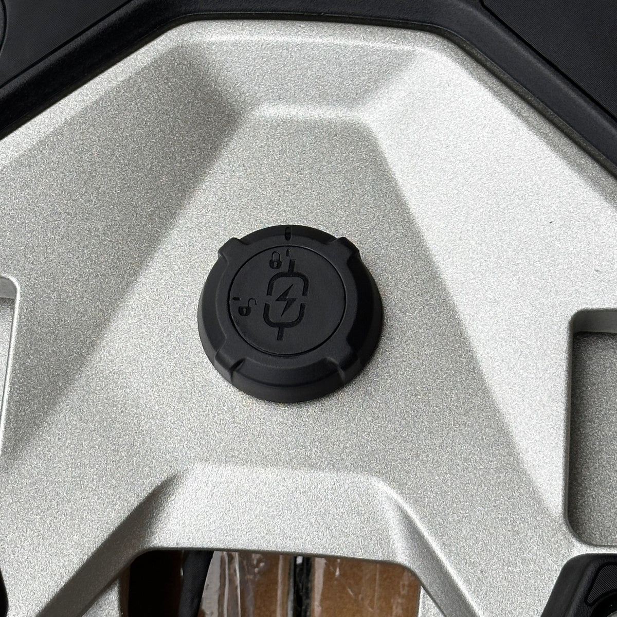 FWXEOZ Silver Motorcycle Rear Luggage Rack with USB Port for BMW R1300GS R 1300