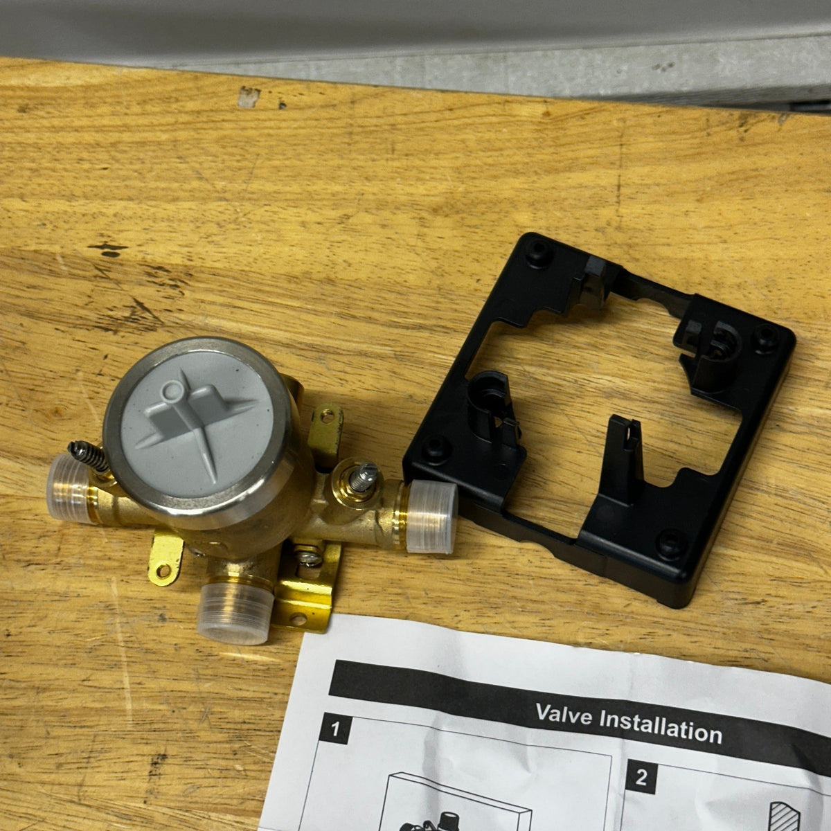 RJDIBAN Shower Valve for Delta R10000-UNWSHF, 3 Port 1/2 Inch Connection R1000