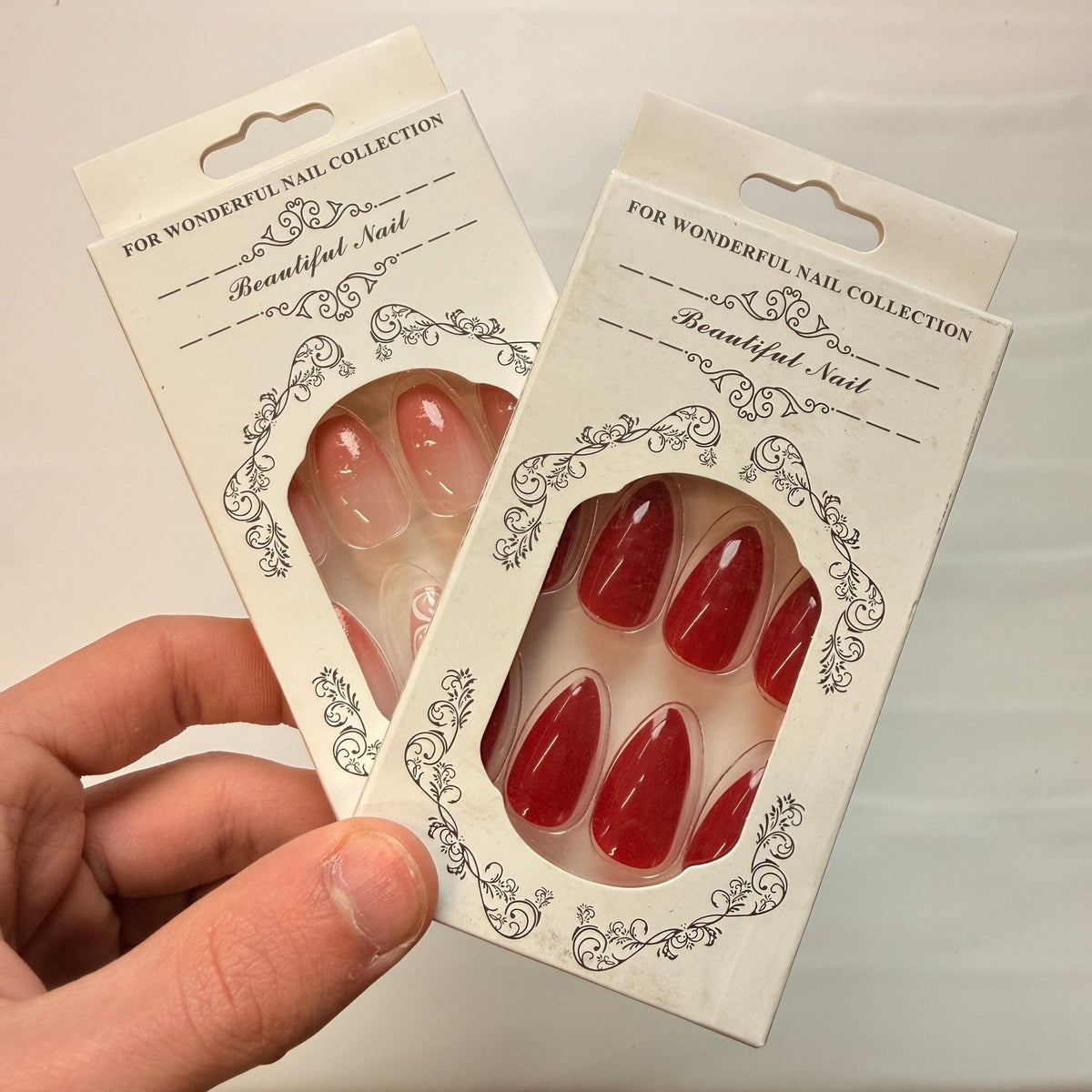 Lot of 10 Pack of 24 New False Press On Nails Assorted Designs and Colors №N5