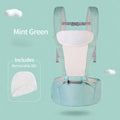 6-in-1 Baby Carrier with Hip Seat Waist Stool Ergonomic Breathable Newborn to To