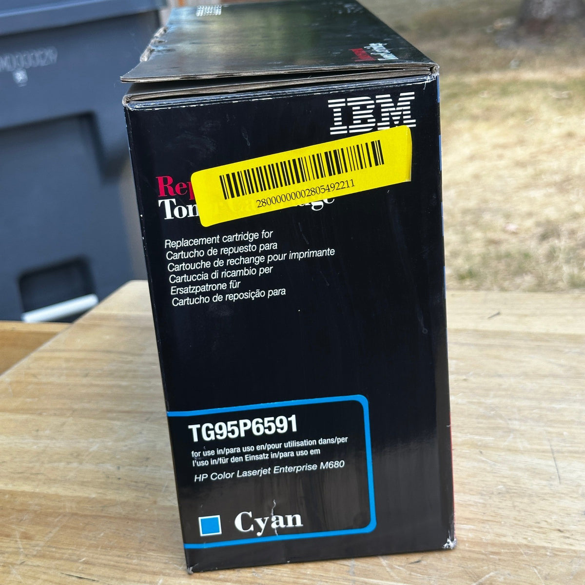 IBM TG95P6591 Cyan Laser Toner Cartridge Replaces for HP 653A (CF321A)