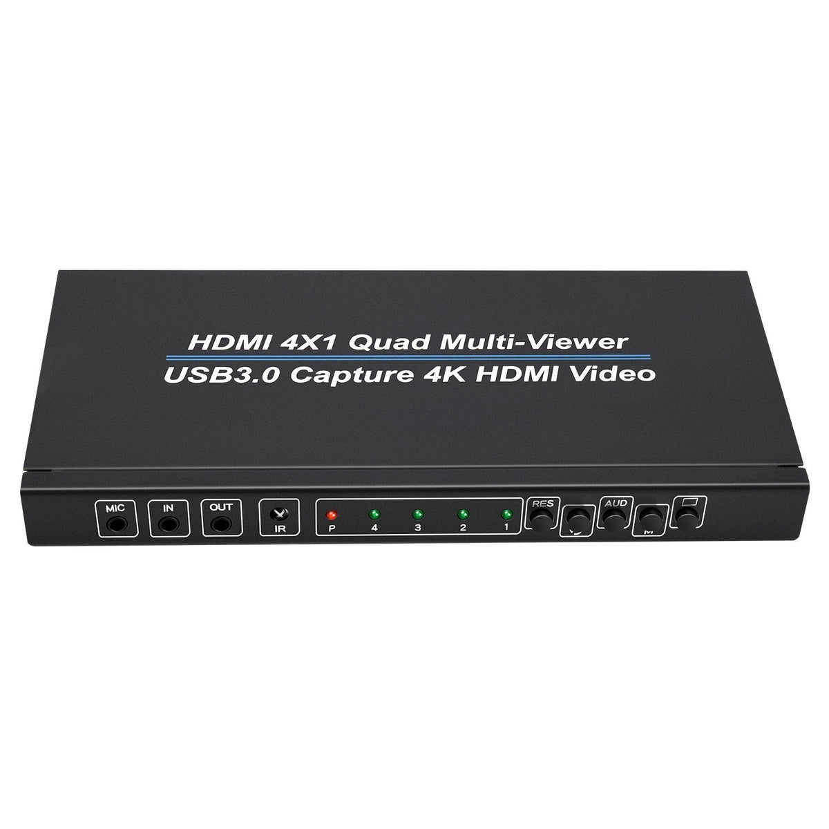NK-941S HDMI 4x1 Quad Multi-Viewer USB 3.0 Capture 4K HDMI Video W/O REMOTE