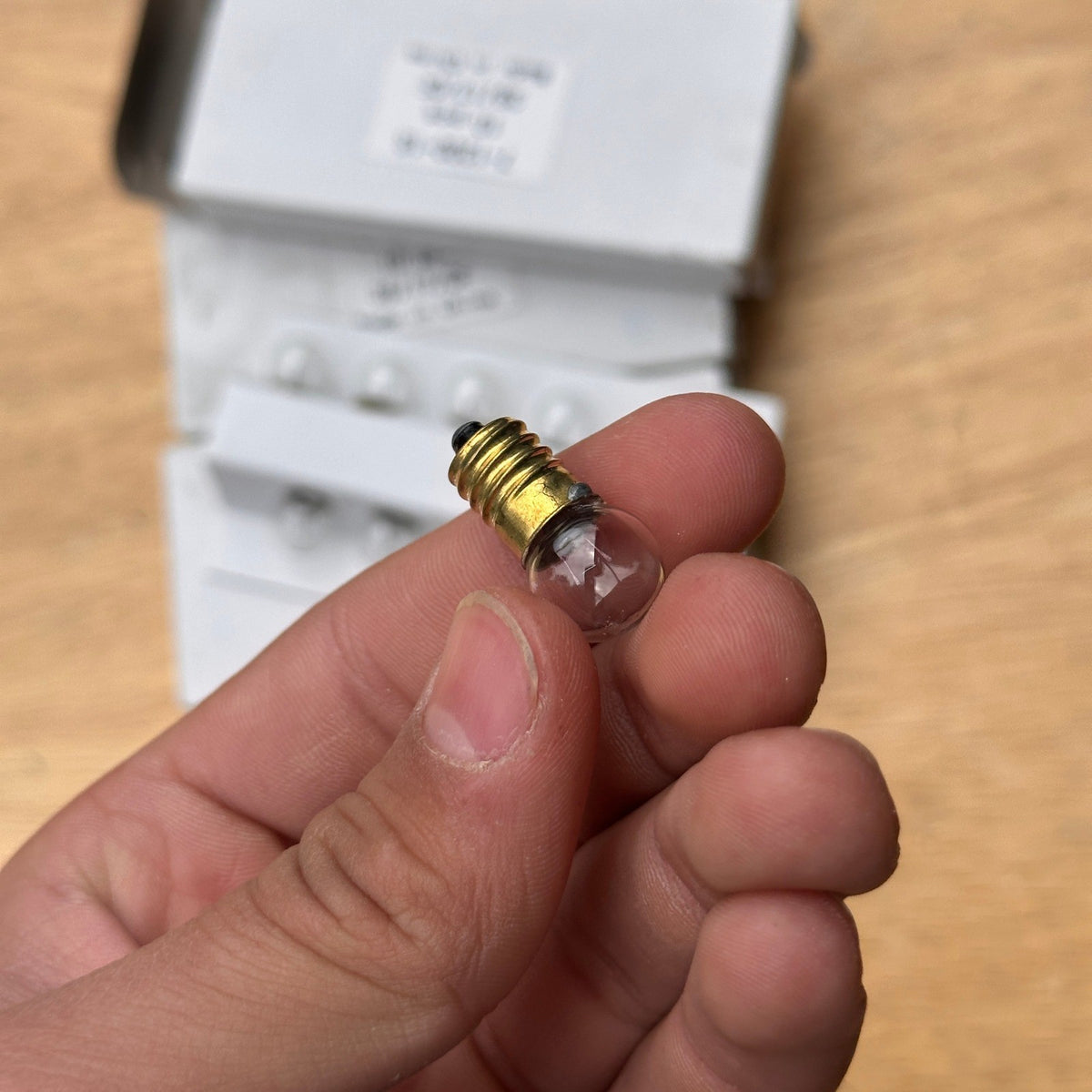 Set of 3 Pack of 10 Miniature Lamps 7-1200-18 Light Bulbs 6.3V 0.5A