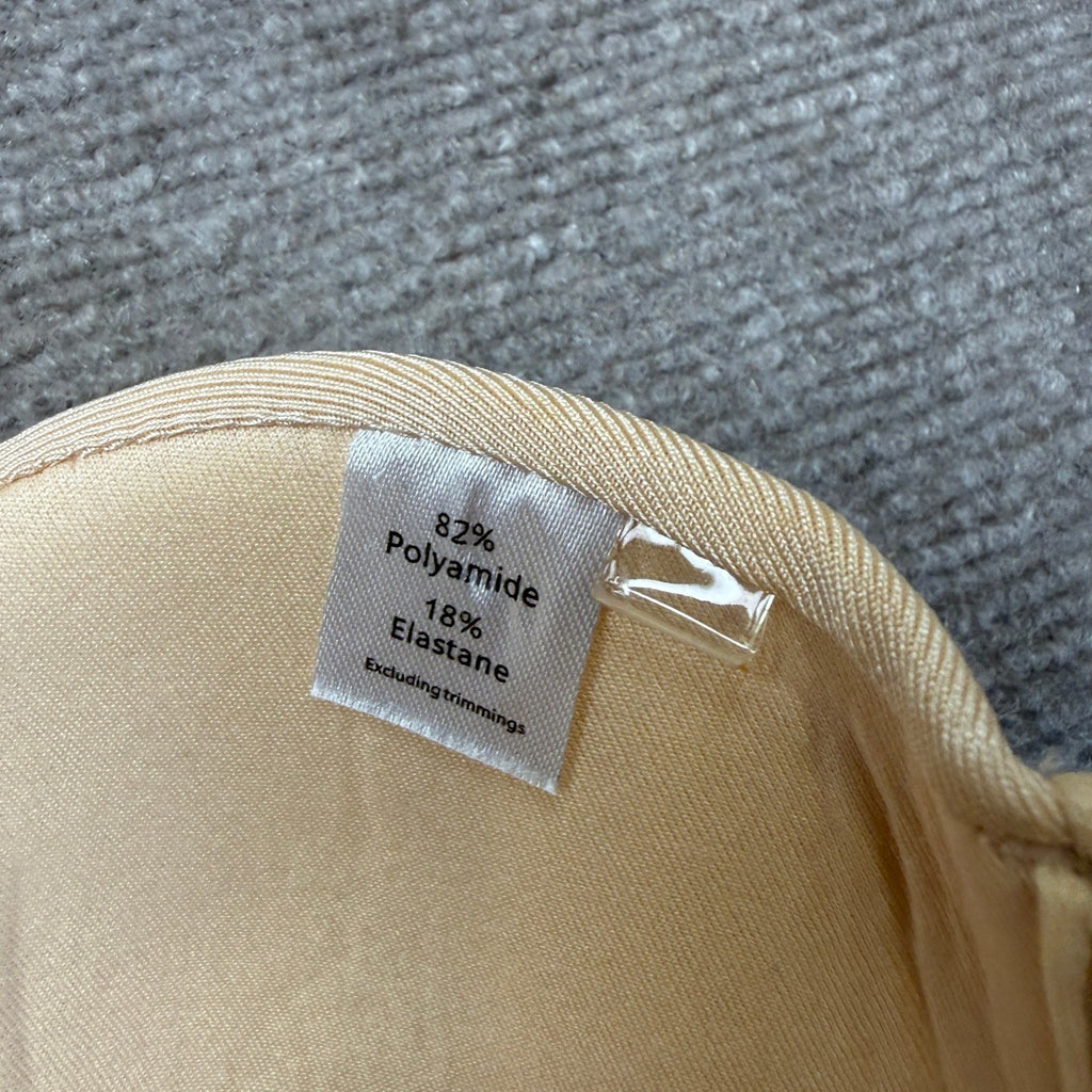 MSRP $34 JOATEAY Womens A-Cup Strapless Backless Bra Plunge Push Up Adhesive