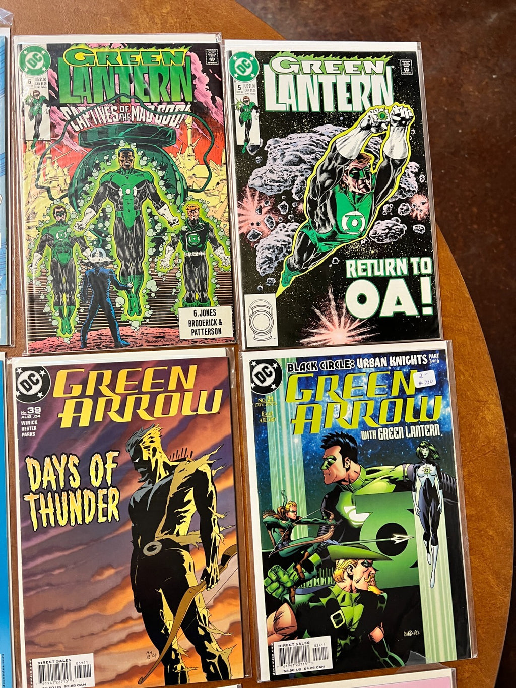 Lot of 15 Dc Comics - Green Arrow, Green Lantern